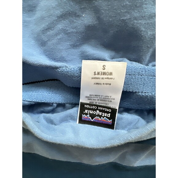 Patagonia halter dress tie Halter Blue stripe Organic Cotton Sundress Small - Picture 6 of 6